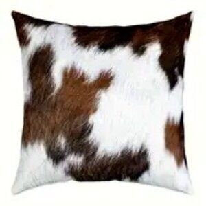 Western animal print pillow cover